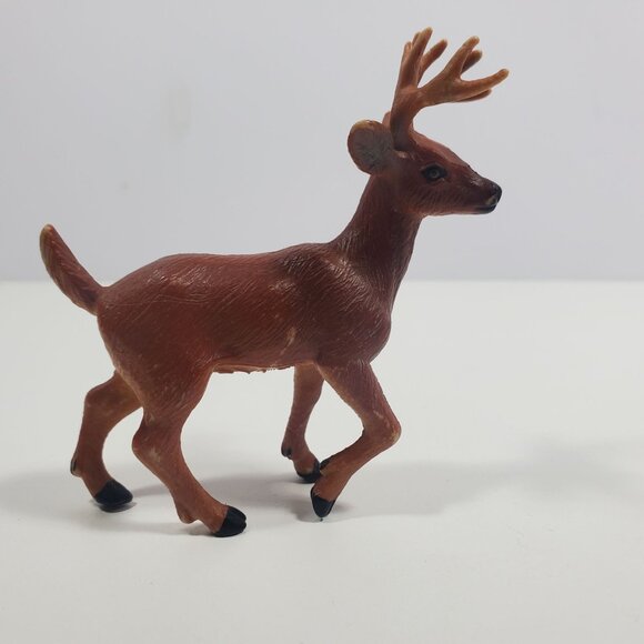 1998 Safari Ltd Stag And Doe Deer Lot Vintage Figures - Picture 10 of 16